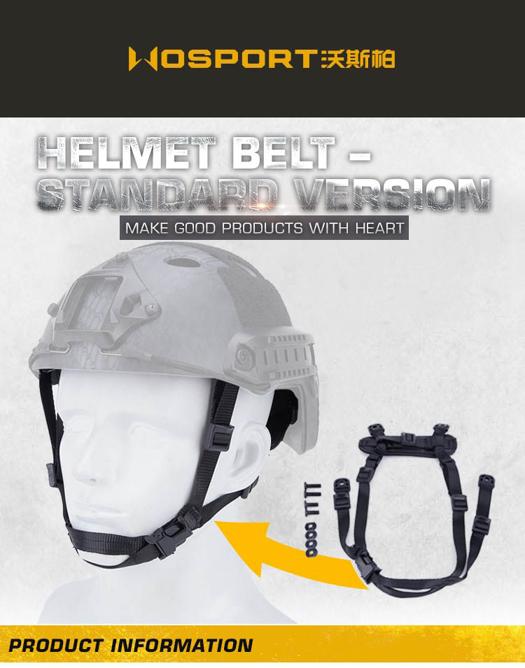 Helmet belt standard version Guangdong Wosport Outdoor Gear Co