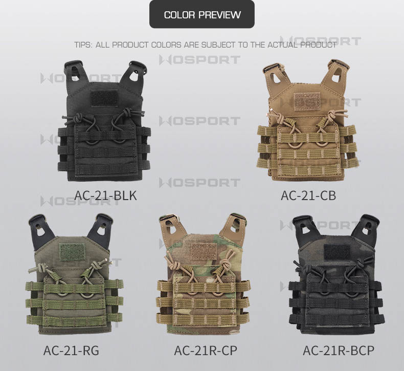 Small tactical vest ornament Guangdong Wosport Outdoor Gear Co., Limited